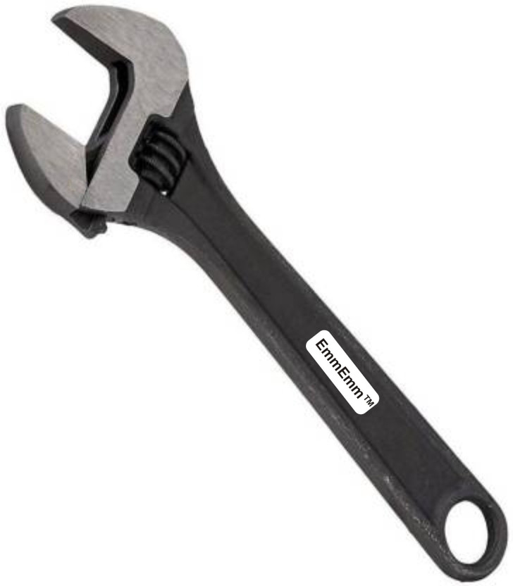 ShopGlobal 8 Inch Drop Forged Adjustable Wrench 200 mm Adjustable Wrench Single Sided Open End Wrench(Pack of 1)