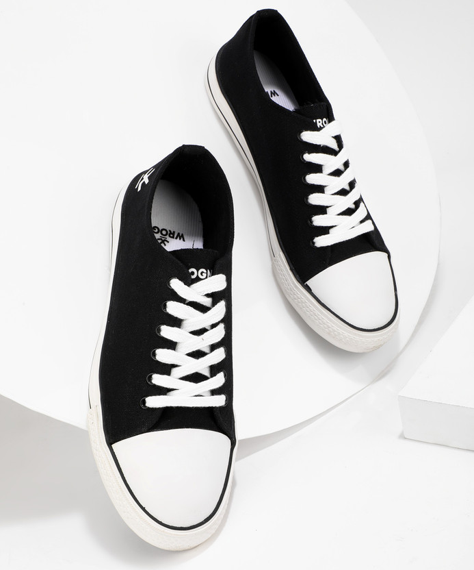Wrogn canvas shoes clearance
