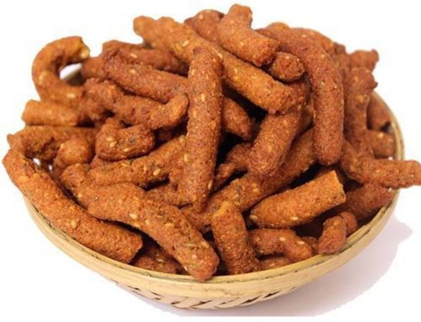 GO HUNGRY Fulwadi Gathiya Crunchy, Lightly Spiced Snack Healthy with