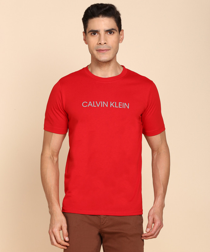 Calvin Klein Jeans Printed Men Round 