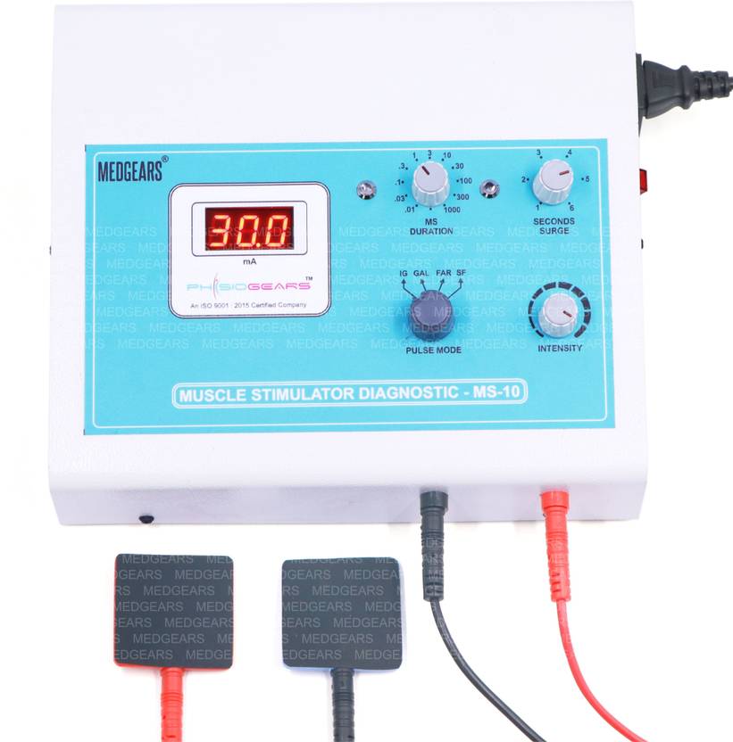 Physiogears Electro Therapy Muscle Stimulator Diagnostic Galvanic Faradic (MS10) LCD Display