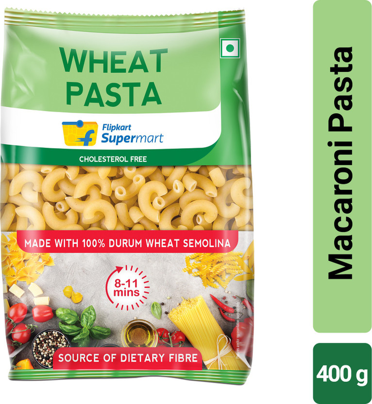 Flipkart Supermart 100% Durum Wheat Semolina Macaroni Pasta(400 g)