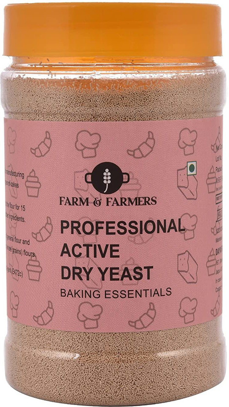 Farm & Farmers nstant Dry Yeast Powder for Pizza Base & Baking- 200 GM Yeast Powder(200 g)