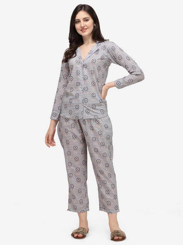 printed night suit set