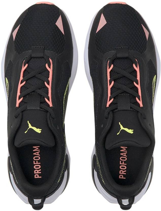 PUMA Puma Women Black Minima ProFoam Woven Design Running Shoes Running