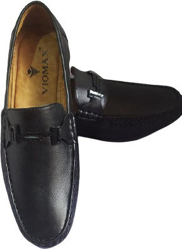 Casual Wear Plain Design Lather Shoes 