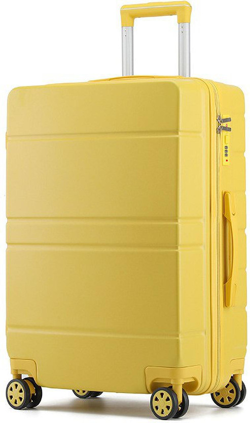 Yellow hand luggage