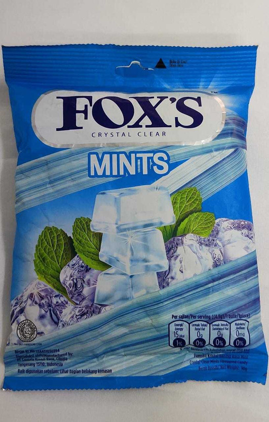 Flipkart FOX'S Crystal Clear Mints Imported 90 gms Mint Candy(90 g) - Flipkart Deal