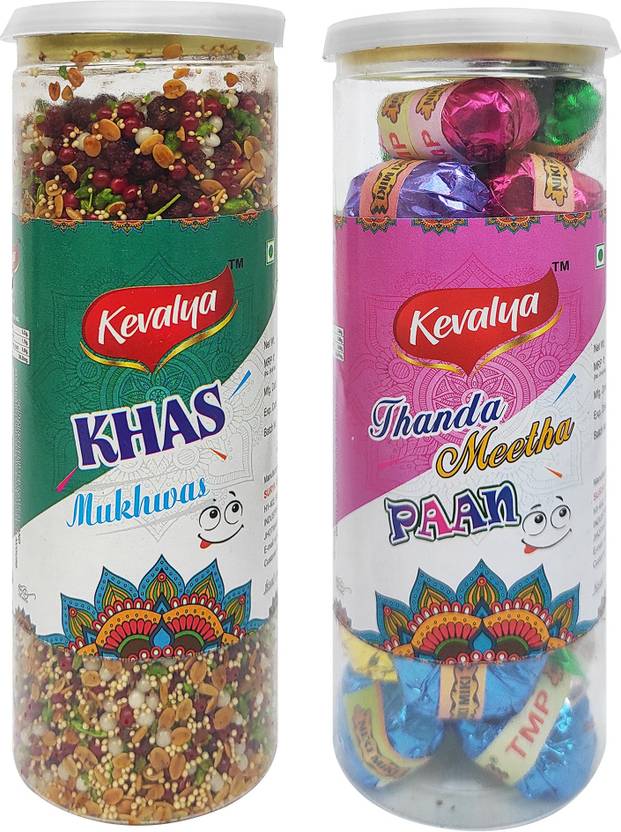 KEVALYA KHAS MUKHWAS & Thanda Meetha Paan MOUTH FRESHENERS KHAS, thanda
