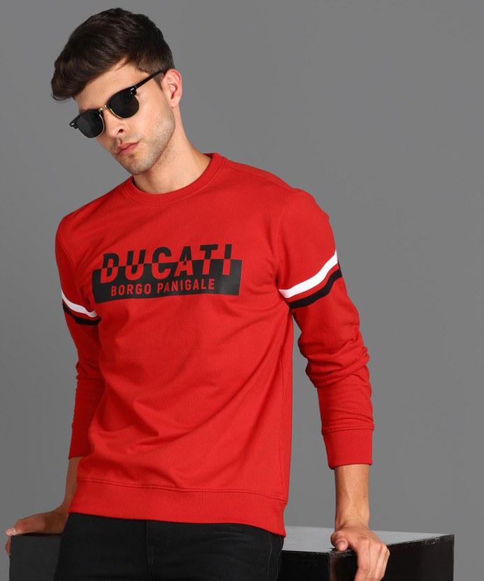 Full Sleeve Printed Men Sweatshirt 