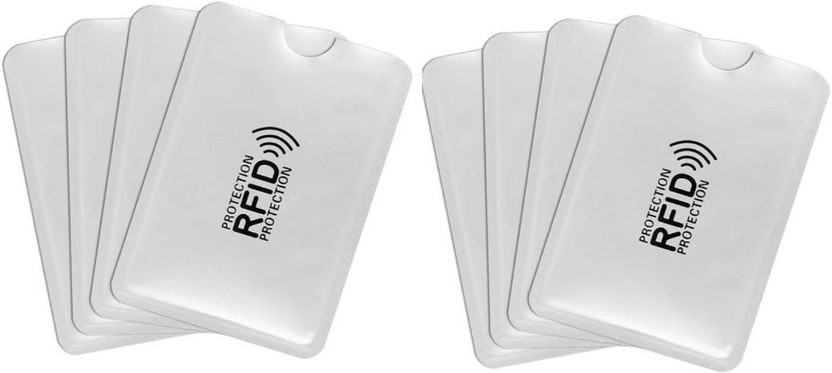 RFID 8 Pcs Sleeves Credit Card Sleeve, Credit Card Protector Sleeves Blocks Credit Cards Access Control(Card)