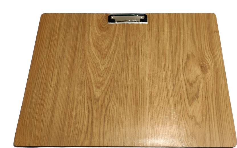 Ajanta Wooden Design Mica Pressed A3 Size Big Exam Pad Clipboard