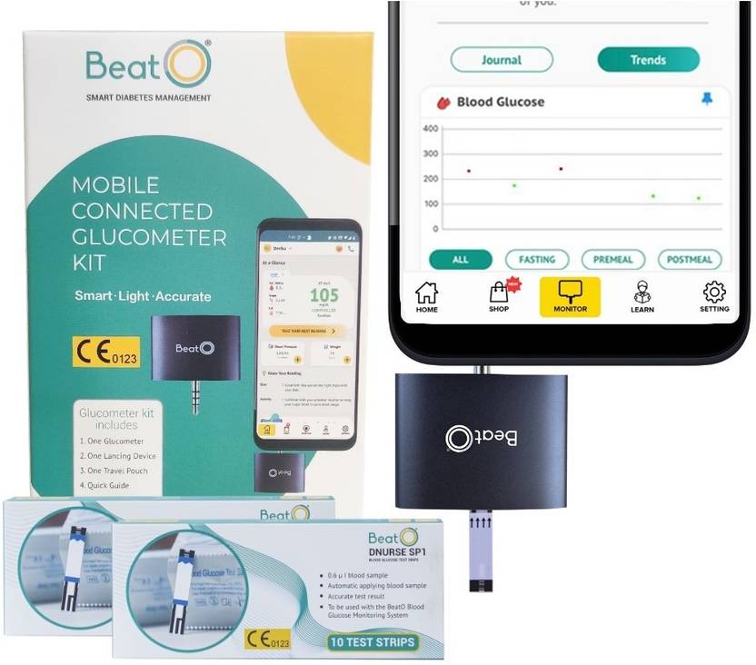 BeatO Smartphone kit with 20 strips Price in