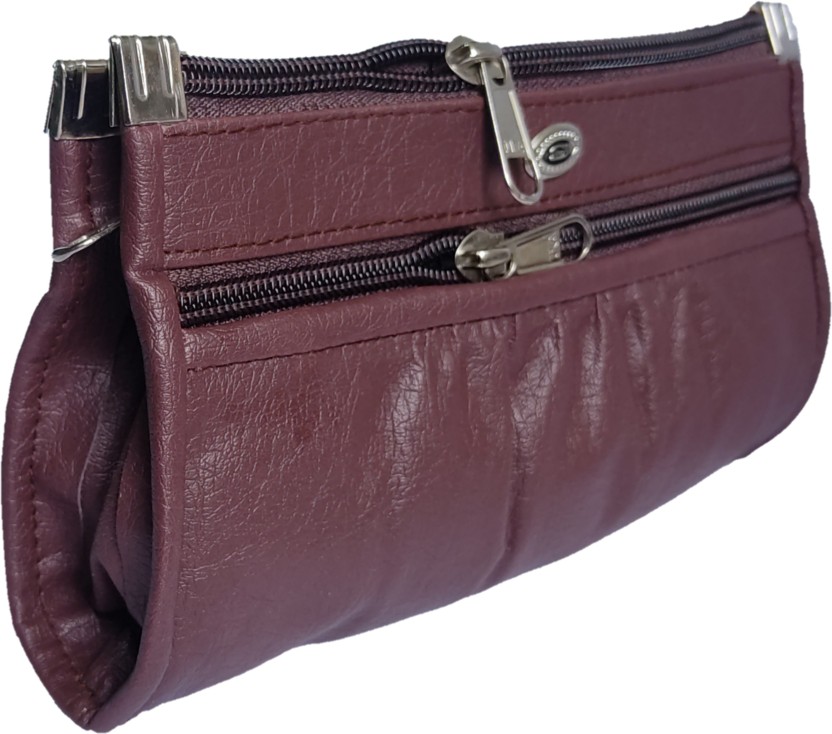 abro Clutch brown casual look Bags Clutches 