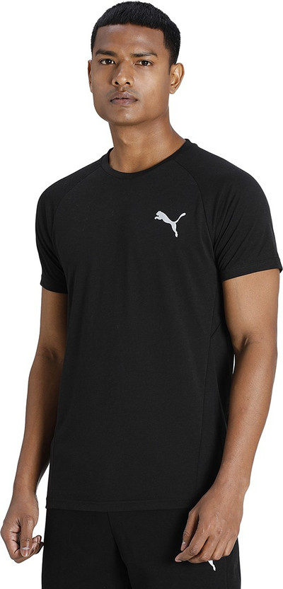 puma black t shirt mens