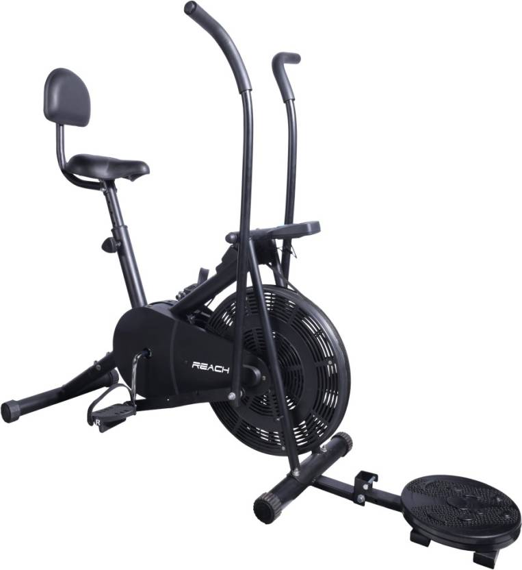 Reach Exercise Cycle Fitness Air Bike Dual-Action Stationary Dual ...