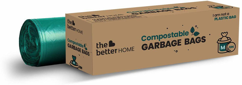 The Better Home 100% Compostable Garbage Bags Medium 2.5 L Garbage Bag  Pack Of 15(15Bag )