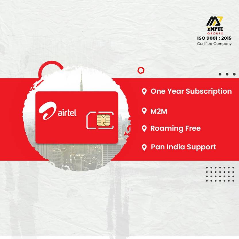 Empee Airtel M2M Sim Card GPS Device Price in India Buy Empee Airtel