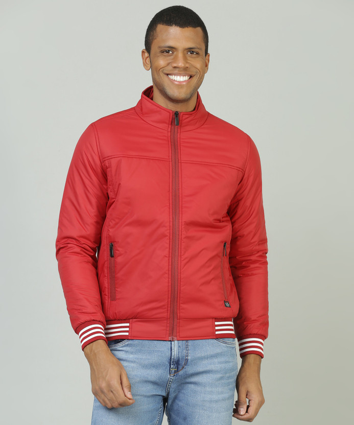 spykar red jacket