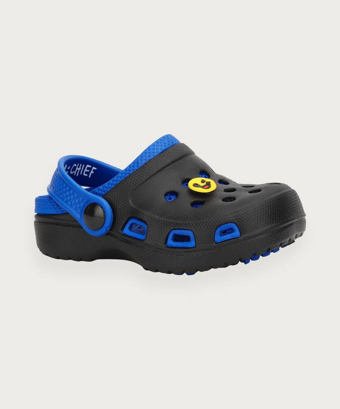[Size 9] Miss & Chief Sling Back Clogs For Boys  (Black)