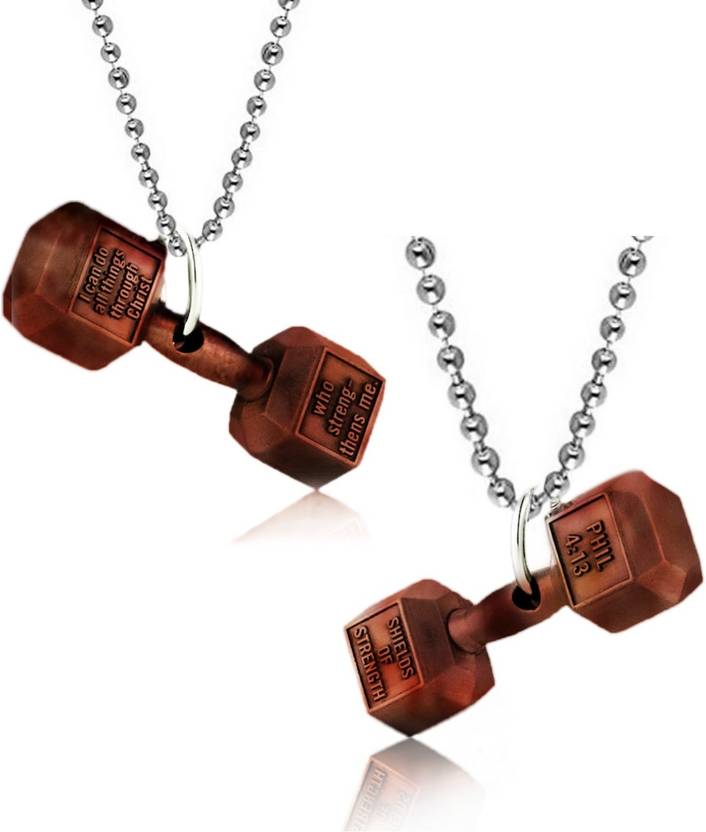 Dumbbell locket