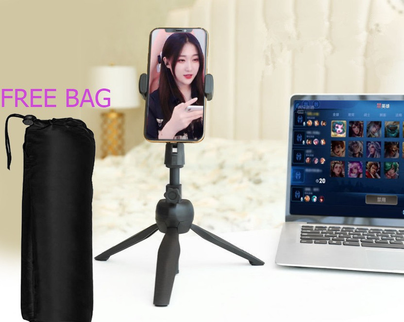 BUFONA Best Buy PZB-ZJ006-B42 Mobile stand with BAG |Tripod stand Clip for camera||Gimbal for smartphone|mobile phone stand|Multi-Use Selfie Stick Desktop Online Course Video Recording Special Design for Streaming, Video Blogs, Online Classes, Presentation, Creating Product Demos, Vlog,Video Bloggin