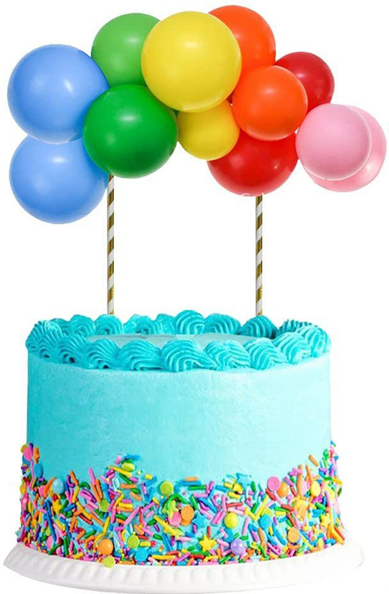 FLICK IN Cake Topper(Multicolor Pack of 12)