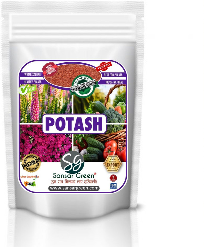 Sansar Green Potash , Essential Super Powerful Plant Fertilizer for Plants with ++ Growth Booster and Active Micro Organismv Fertilizer(0.9 kg, Powder)