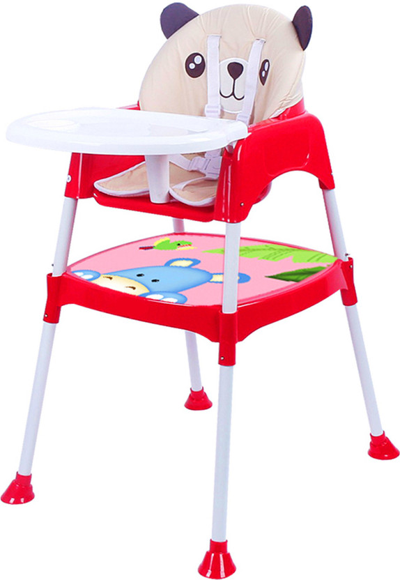 Miss & Chief by Flipkart Baby 3-in-1 High Chair(Red, White)