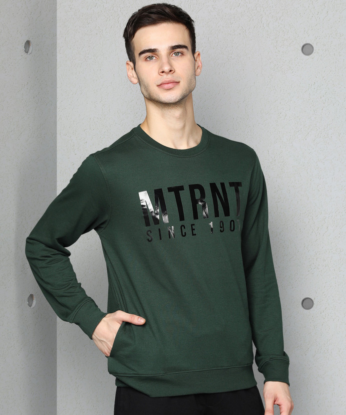 Full Sleeve Printed Men Sweatshirt 