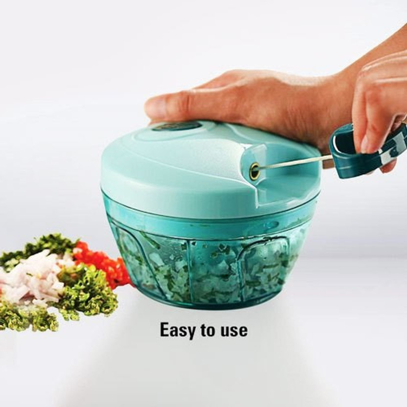 Aryshaa Mini Chopper for Kitchen Chopper 3 Stainless Steel 450 ML Vegetable & Fruit Vegetable & Fruit Chopper(PACK OF1 VEGITABLE CUTTING CHOPPER)