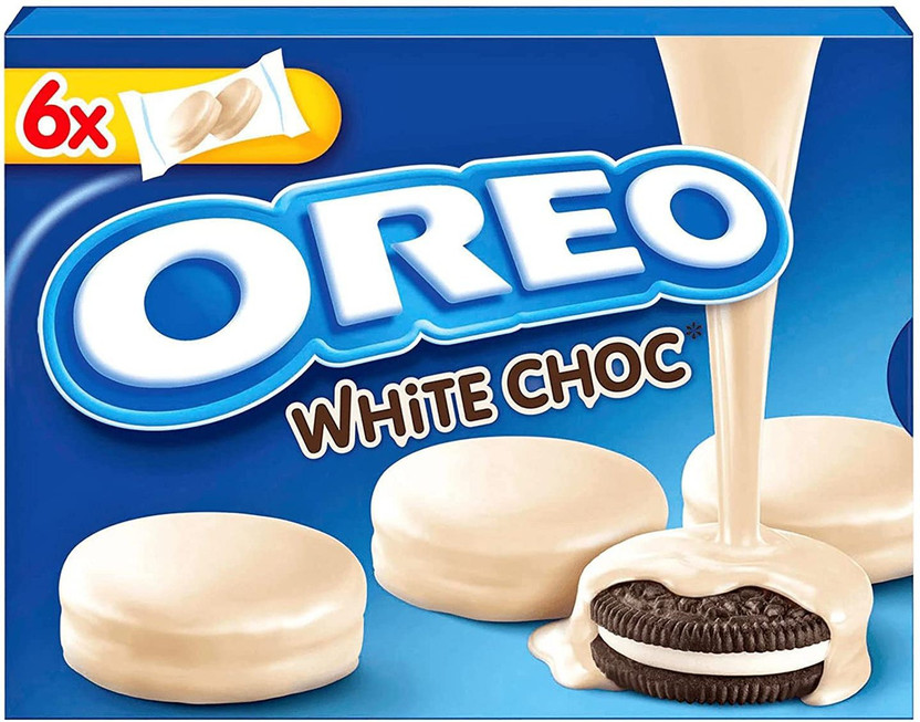 Mondelez International WHITE CHOCOLATE VANILLA SANDWICH CREAM BISCUIT 6X2 IMPORTED 246G Cream Sandwich Biscuit(0.246 kg)
