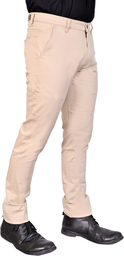 GFIT Smart Ribs Regular Fit Men Cream 