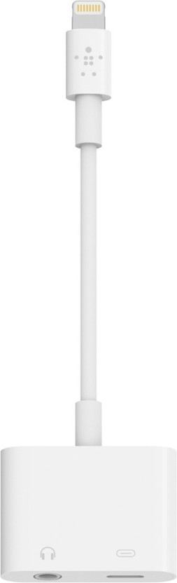 IMMUTABLE White 64 RT-PRO- Best quality to auddio and charging Cable Adapter 3.5mm Earphone Jack Aux Port, Calling-Music Feature with Charging Phone Converter(ANDROID)