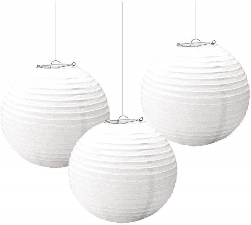 ShikharRetails ShikharRetails Paper Lamp Hanging Lantern Kandeel, for Decoration Hotels Home Diwali Lantern Light Fixture ( White) 3 Pcs Tube Light Fixture(Pack of 1) - Flipkart Deal