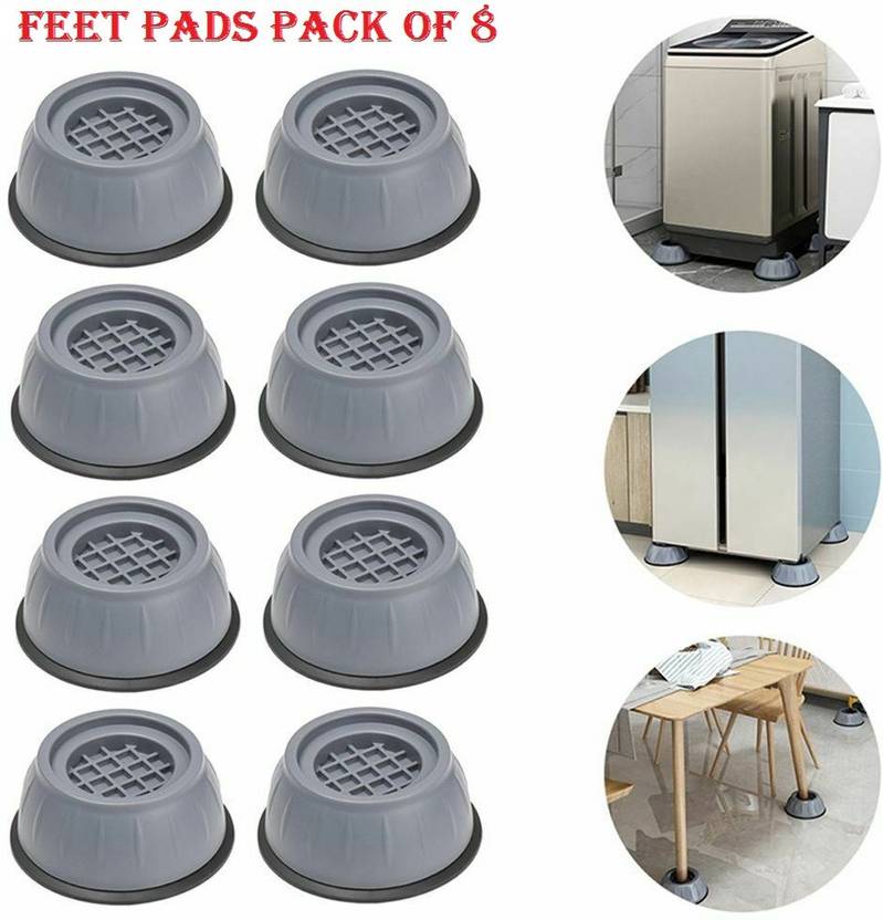 ZURU BUNCH Pack of 8Pcs Anti Vibration Pads for Washing Machine Shock