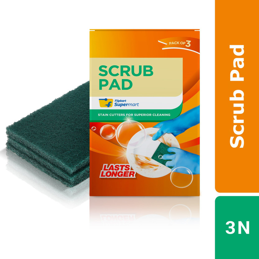 Flipkart Supermart Scrub Pad(Medium, Pack of 3)