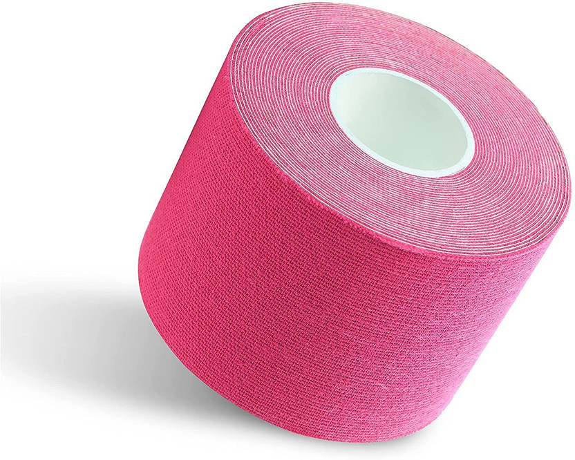 Jubilant Therapeutic Kinesiology Tape Uncut Roll | Athletic Tape Kinesiology Tape(Pink)