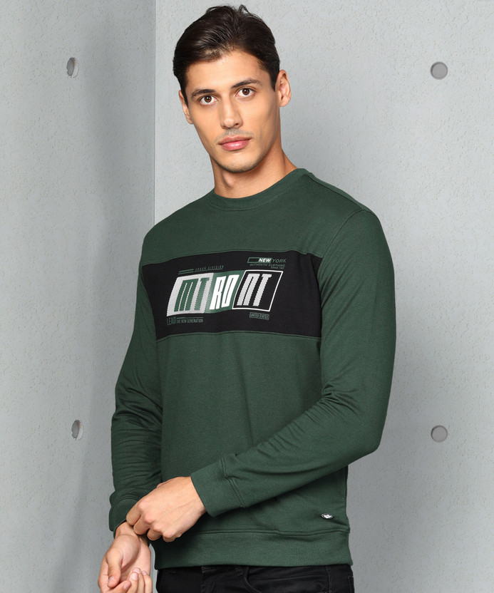 Full Sleeve Printed Men Sweatshirt 