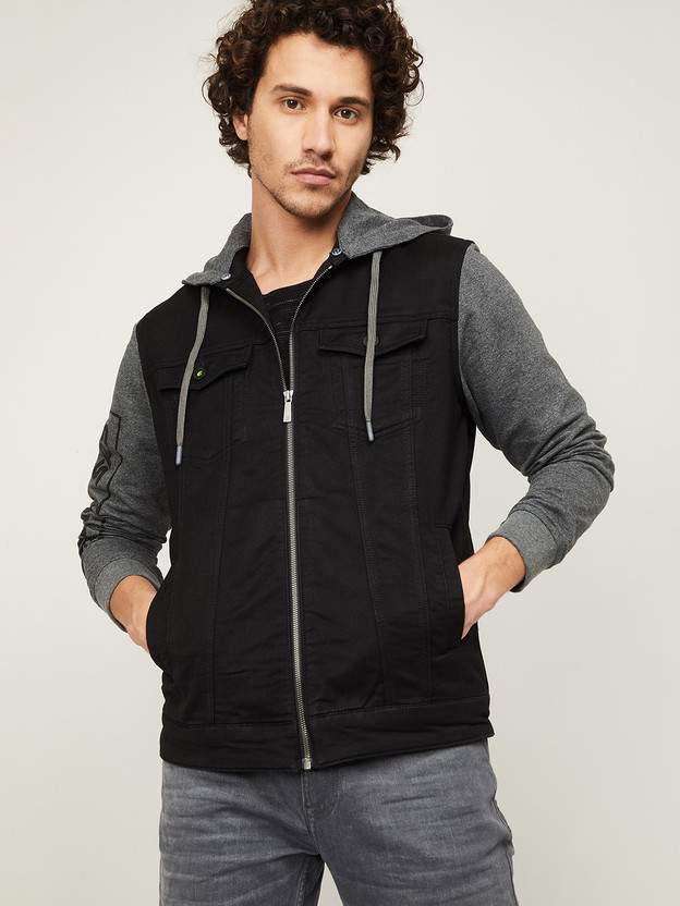 Full Sleeve Colorblock Men Jacket 
