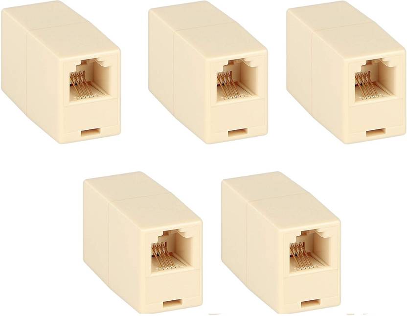 Fedus RJ11 Coupler, Telephone Phone Line Connector Coupler RFAdapter