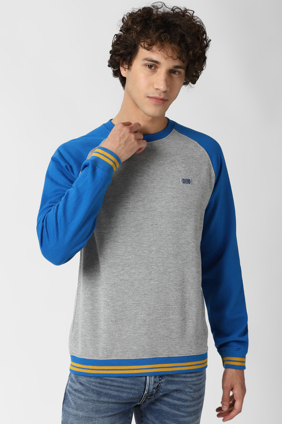 Full Sleeve Solid Men Sweatshirt 