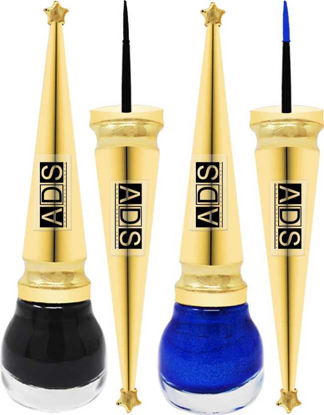 ADS Good Choice India Best Eye Liner, Water Resistant, Long-Lasting, Shade- Black 01, Blue 07, 5.5ml (ELNR102) 5.5 ml(Black)