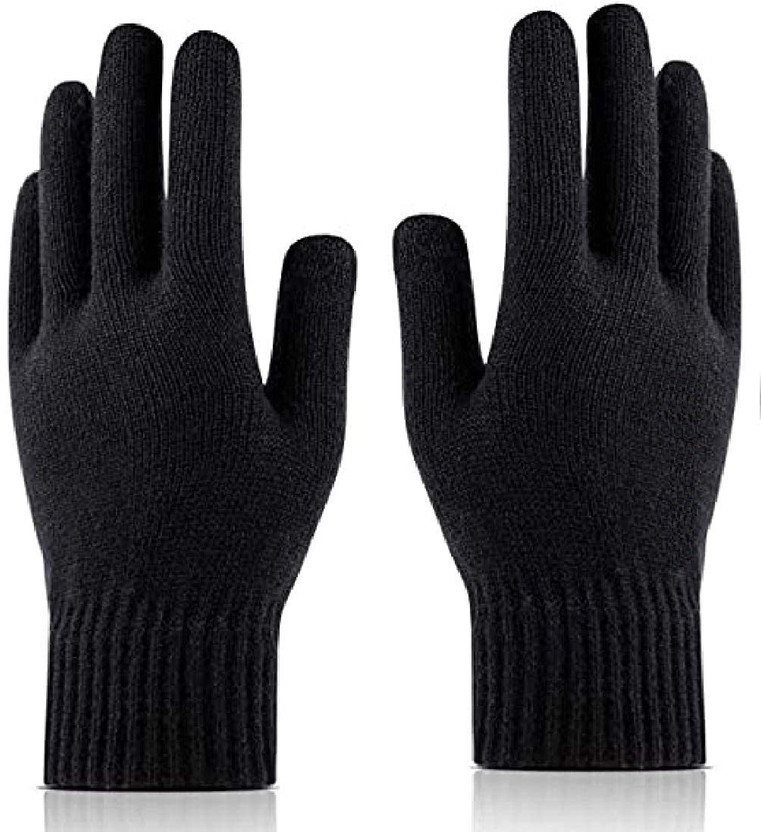poshing poshing Solid Winter Men & Women Gloves - Flipkart Deal