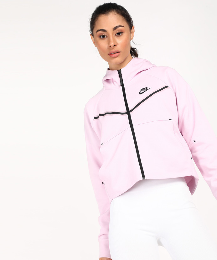 Nike full sleeve solid women jacket price Clearance