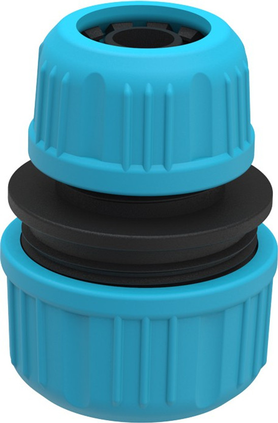 Divine Tree 1/2 Inch to 3/4 Inch Garden Hose Repair Connector Pipe to Pipe Quick Connectors Joining Mender Pipe Fitting For Garden Hose Connector