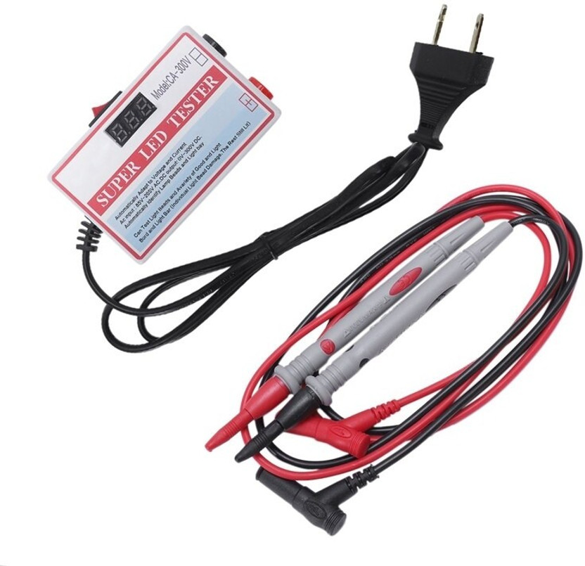 GoodsBazaar Super LED Tester AI-300V Output Super LED Tester Voltage Current Test Light Beads LED Strip LCD TV AC 85-265V High Brightness LED TV Backlight Tester Lamp Test Tool with Switch for Television Repair LED Strips Tester LED Beads Detect Tool for LED LCD TV Monitor Laptop Repair Digital Mult