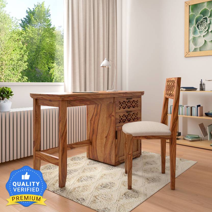 Flipkart Perfect Homes PureWood Sheesham Study Table Price in India