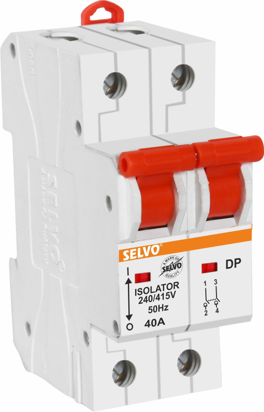 Selvo DOUBLE POLE ISOLATOR 40A GSELISO13001 MCB(2)