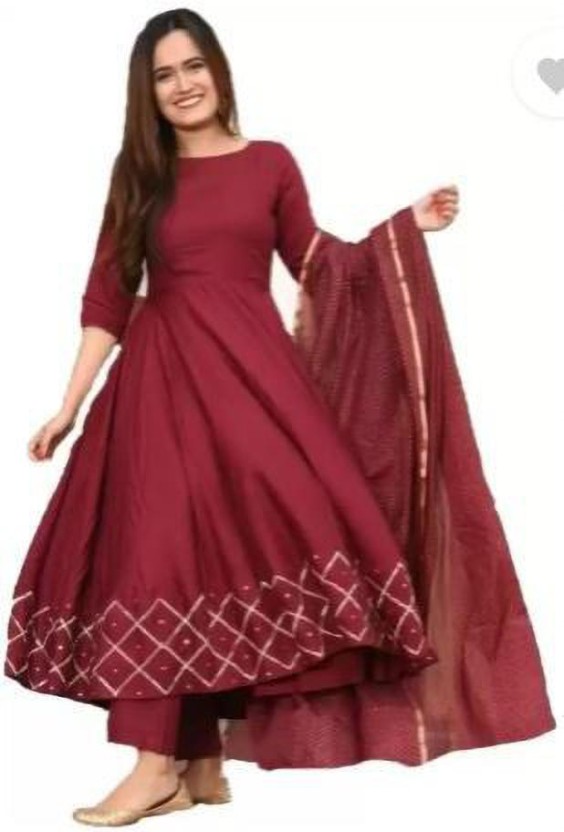 frock suit with plazo flipkart